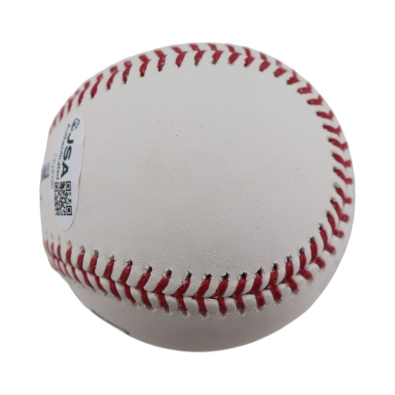 Mark Messier New York Rangers Autographed Inscribed OMLB Baseball JSA COA