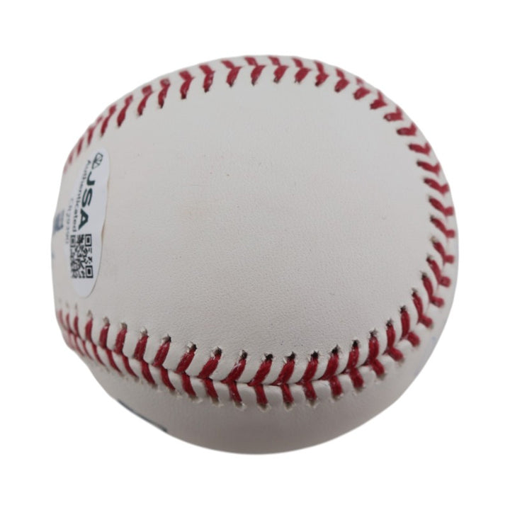 Mark Messier New York Rangers Autographed Inscribed OMLB Baseball JSA COA