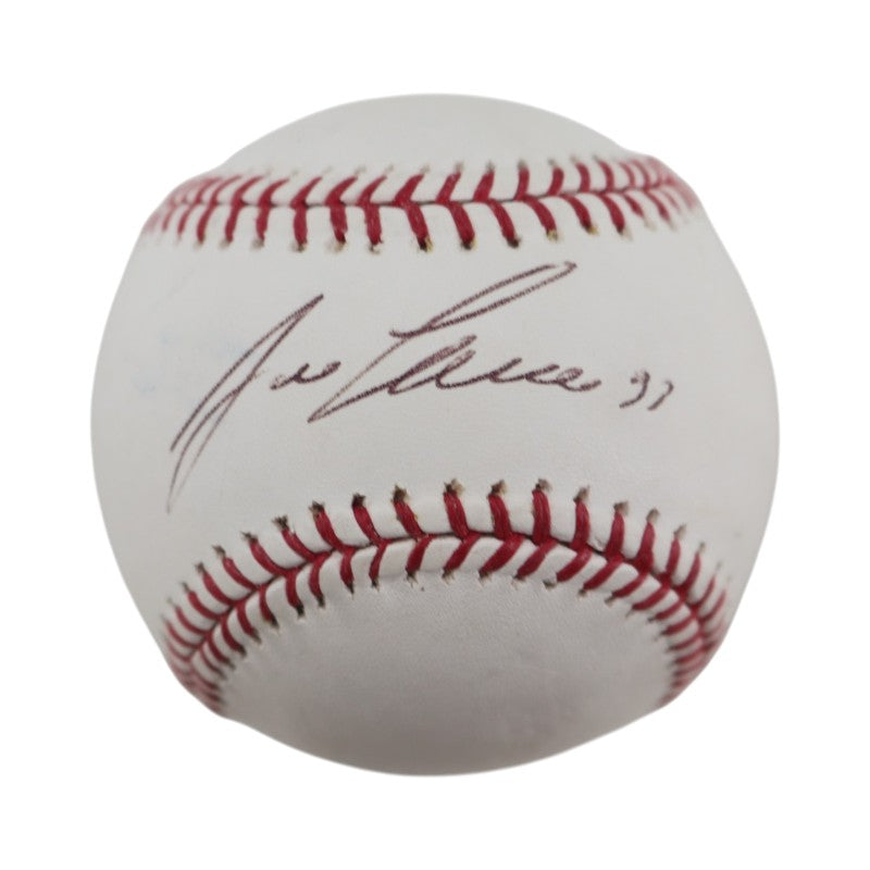 Jose Canseco Oakland Athletics Autographed OMLB Baseball JSA COA 