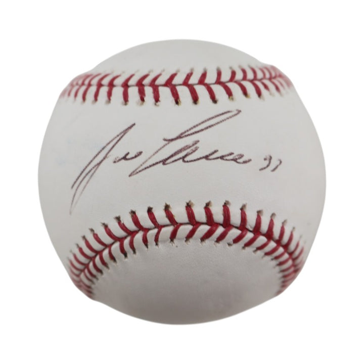 Jose Canseco Oakland Athletics Autographed OMLB Baseball JSA COA 