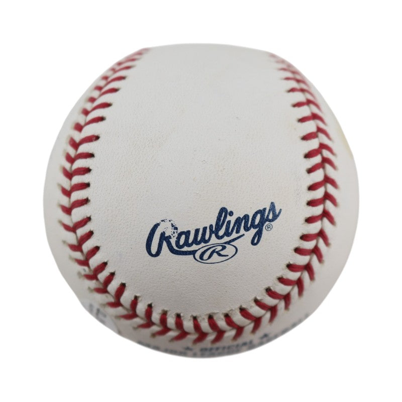 Chris Chambliss New York Yankees Autographed OMLB Baseball JSA COA