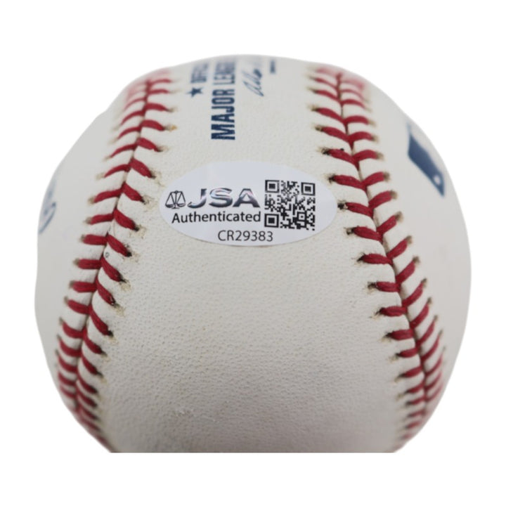 Chris Chambliss New York Yankees Autographed OMLB Baseball JSA COA