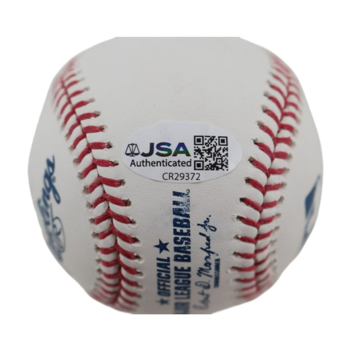 Bucky Dent New York Yankees Autographed OMLB Baseball JSA  COA