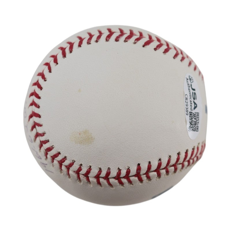 Hector Lopez New York Yankees Autographed Inscribed OMLB Baseball JSA  COA