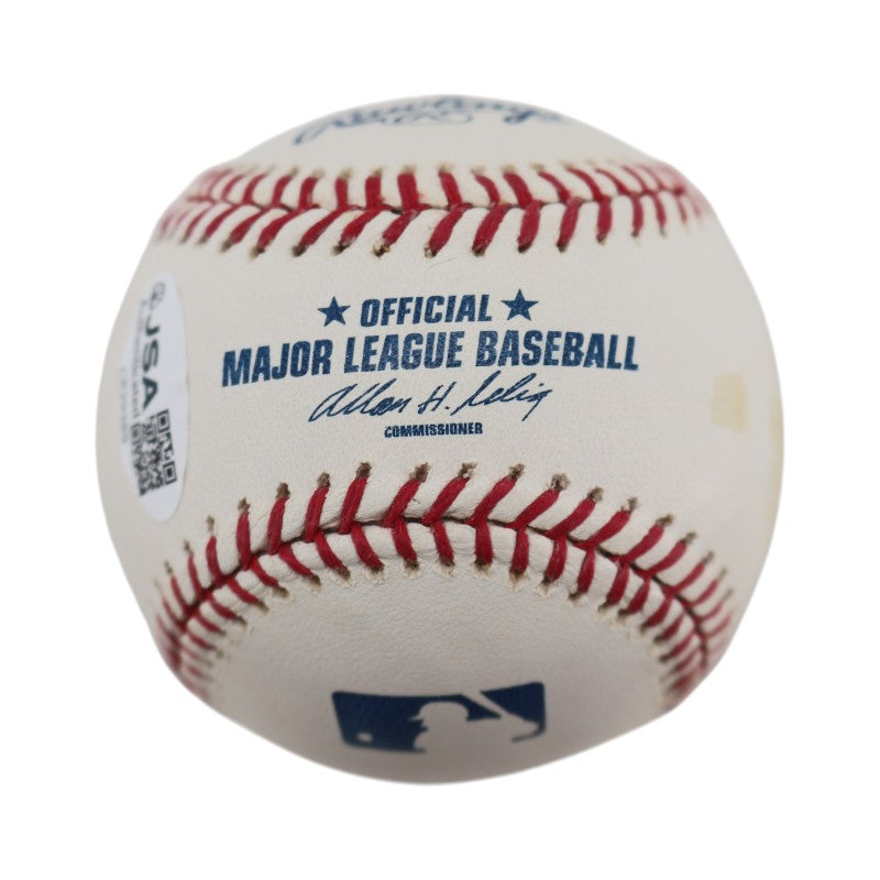 Hector Lopez New York Yankees Autographed Inscribed OMLB Baseball JSA  COA