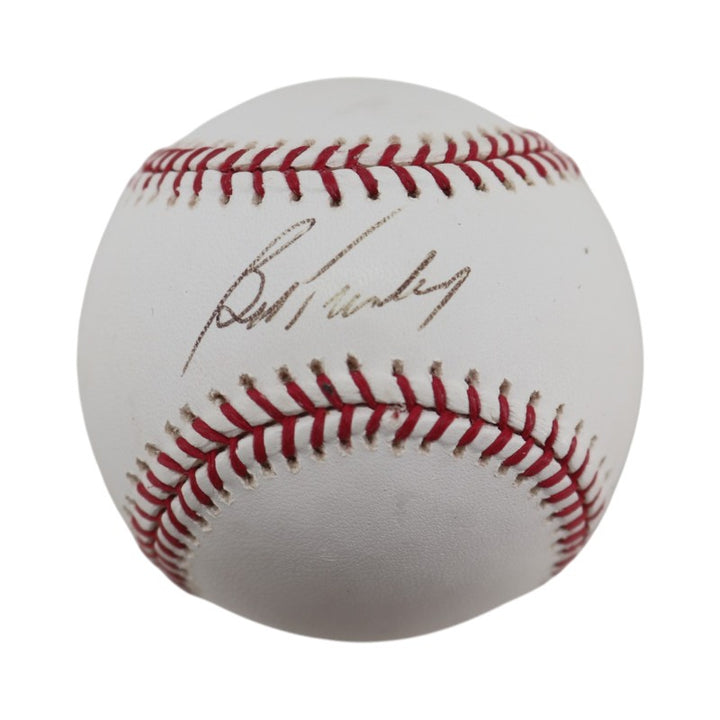 Bullet Bob Turley New York Yankees Autographed OMLB Baseball JSA COA