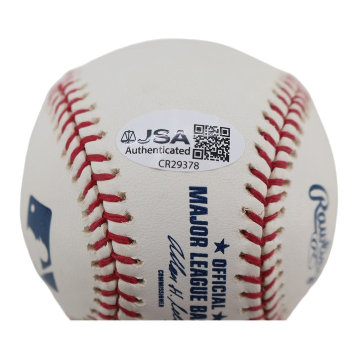 Bullet Bob Turley New York Yankees Autographed OMLB Baseball JSA COA