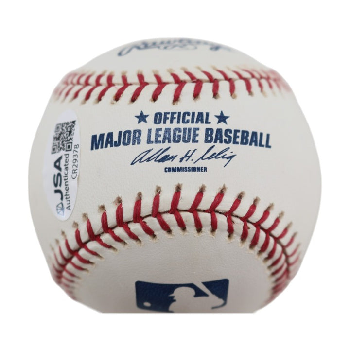Bullet Bob Turley New York Yankees Autographed OMLB Baseball JSA COA
