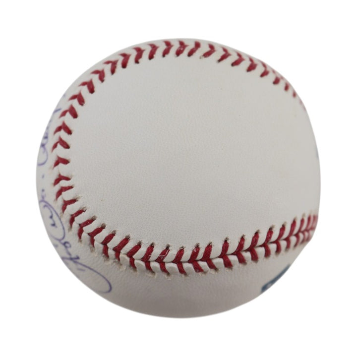 Jay Johnstone New York Yankees Autographed Inscribed OMLB Baseball JSA COA