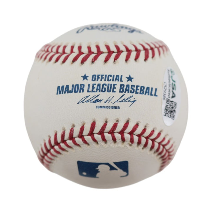 Jay Johnstone New York Yankees Autographed Inscribed OMLB Baseball JSA COA