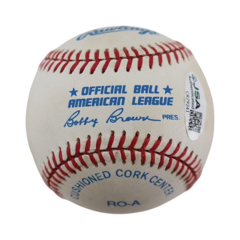 Tom Tresh New York Yankees Autographed OAL Baseball JSA  COA