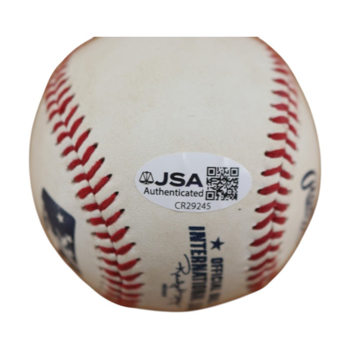 Kyle Davies Tokyo Yakult Swallows Autographed OIL Baseball JSA COA