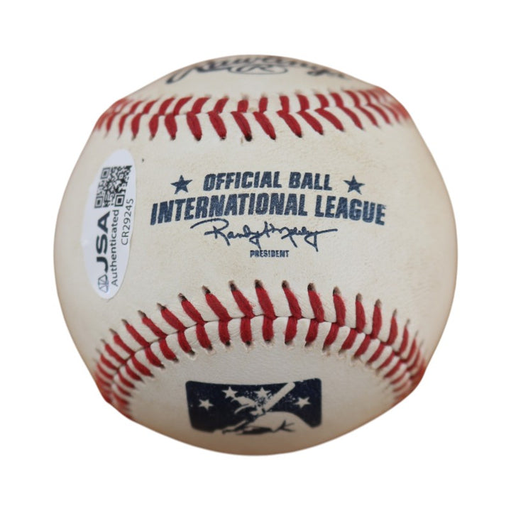 Kyle Davies Tokyo Yakult Swallows Autographed OIL Baseball JSA COA