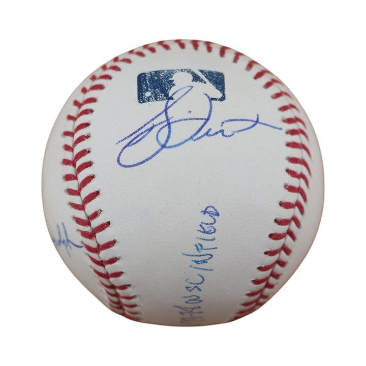 Nettles Randolph Dent Chambliss Yankees Mutli Signed OMLB Baseball JSA COA