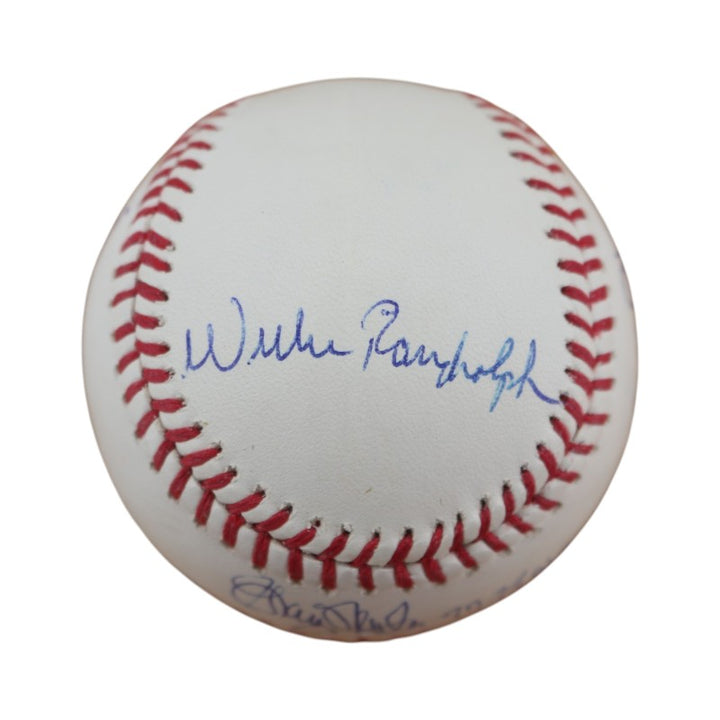 Nettles Randolph Dent Chambliss Yankees Mutli Signed OMLB Baseball JSA COA