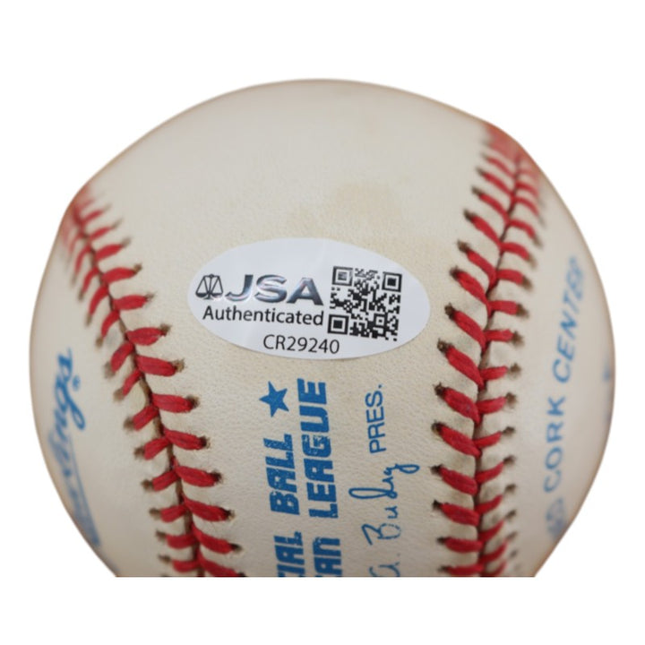 Whitey Ford New York Yankees Autographed OAL Baseball JSA COA