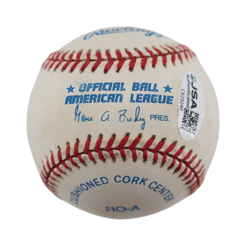 Whitey Ford New York Yankees Autographed OAL Baseball JSA COA