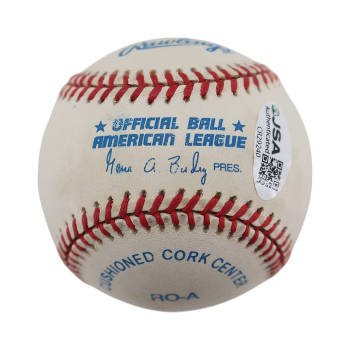 Whitey Ford New York Yankees Autographed OAL Baseball JSA COA