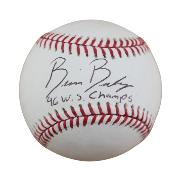Brain Boehringer New York Yankees Autographed Inscribed OMLB Baseball JSA COA