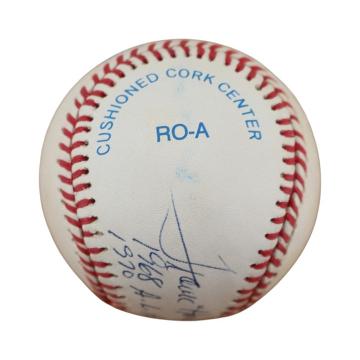 Frank Howard Washington Senators Autographed Inscribed OAL Baseball JSA COA