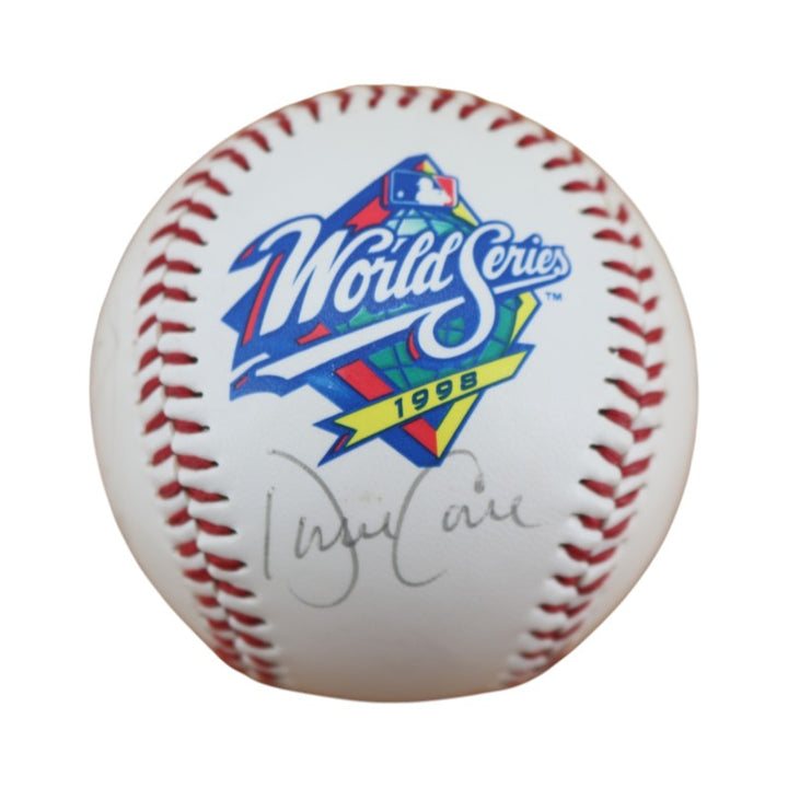 Pettitte Cone Nelson New York Yankees Multi Signed 98 World Series Logo Baseball JSA COA