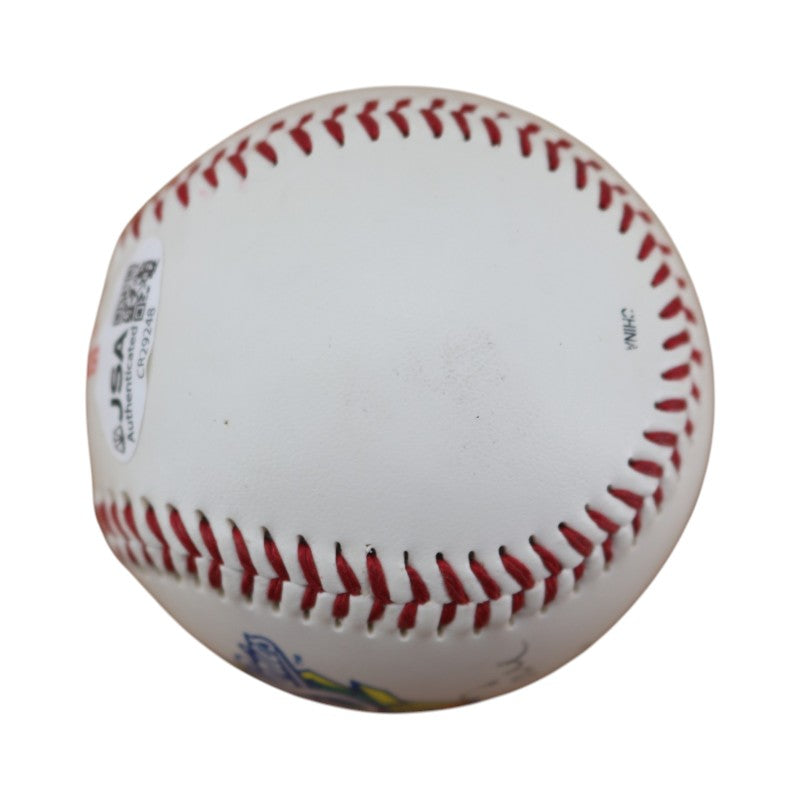 Pettitte Cone Nelson New York Yankees Multi Signed 98 World Series Logo Baseball JSA COA