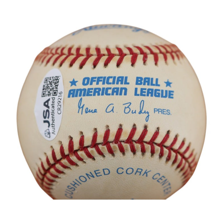 Yogi Berra Don Larsen Yankees Dual Signed Inscribed OAL Baseball JSA COA