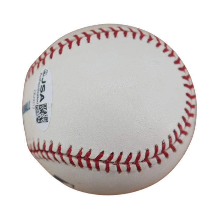 Ralph Houk New York Yankees Autographed Personalized OMLB Baseball JSA COA