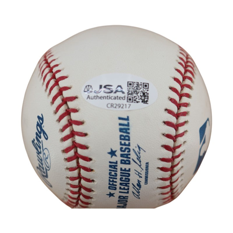 Ralph Houk New York Yankees Autographed Personalized OMLB Baseball JSA COA