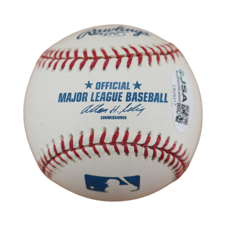 Ralph Houk New York Yankees Autographed Personalized OMLB Baseball JSA COA
