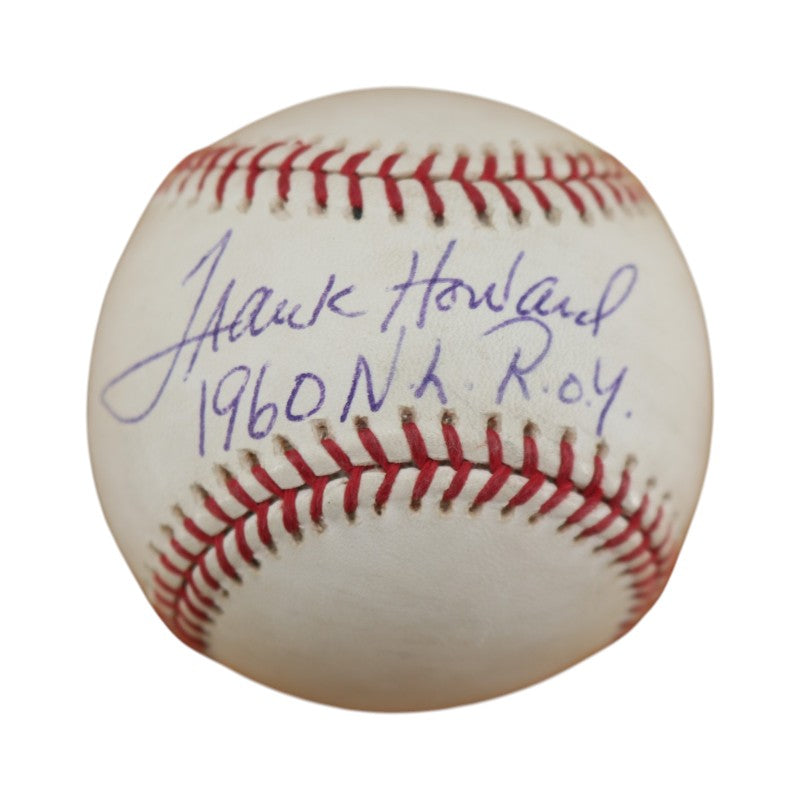 Frank Howard Los Angeles Dodgers Autographed Inscribed OMLB Baseball JSA COA
