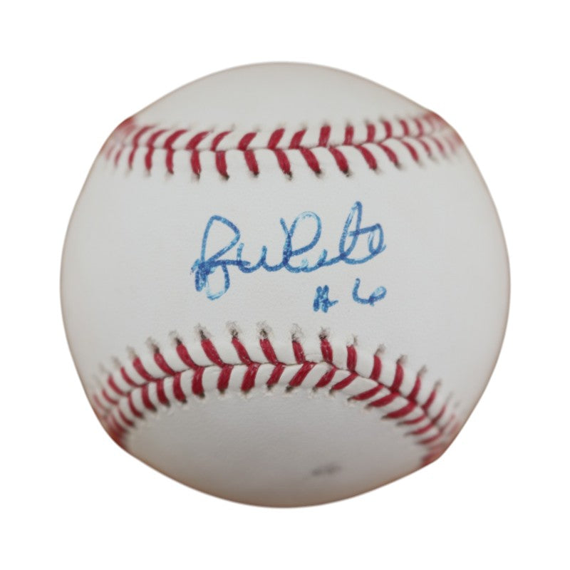 Roy White New York Yankees Autographed OMLB Baseball JSA COA