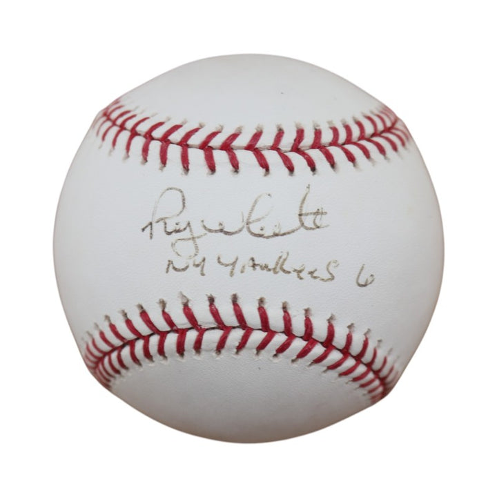 Roy White New York Yankees Inscribed OMLB Baseball JSA COA