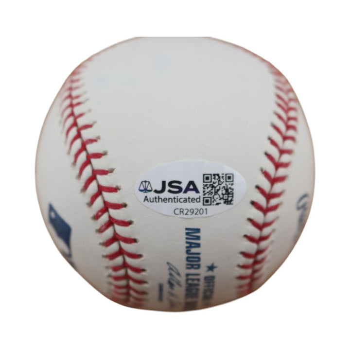 Roy White New York Yankees Inscribed OMLB Baseball JSA COA
