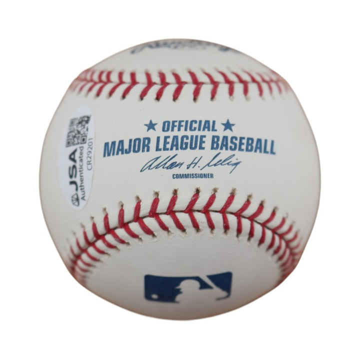 Roy White New York Yankees Inscribed OMLB Baseball JSA COA