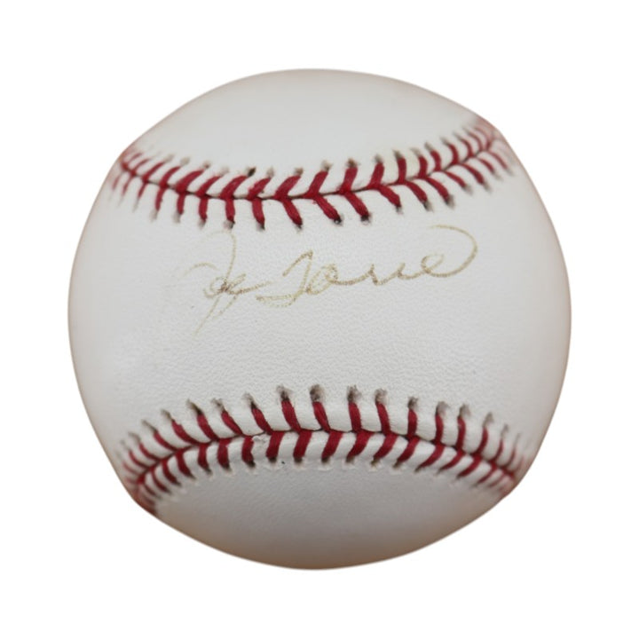Joe Torre New York Yankees Autographed OMLB Baseball JSA COA 