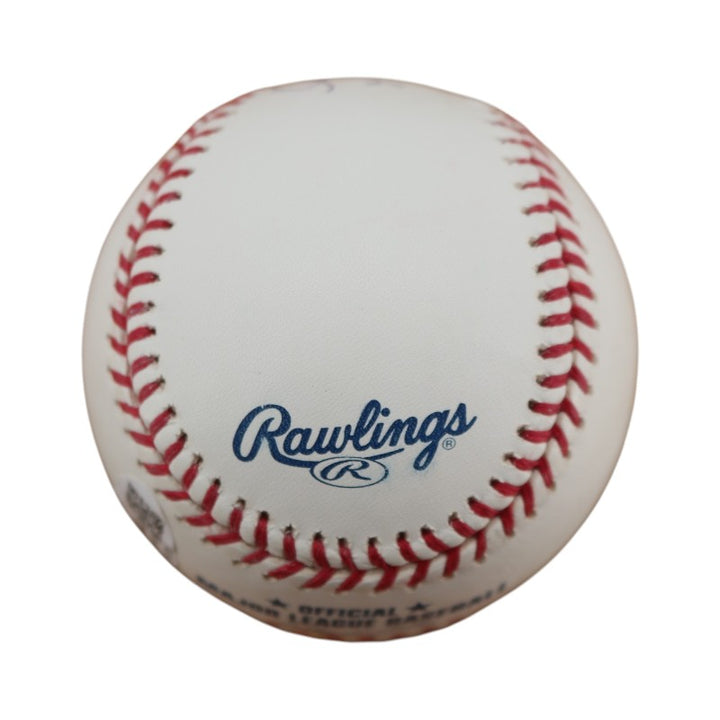Bill Virdon New York Yankees Autographed Inscribed OMLB Baseball JSA COA