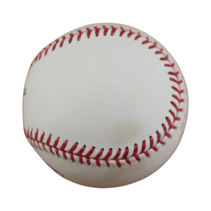 Bill Virdon New York Yankees Autographed Inscribed OMLB Baseball JSA COA