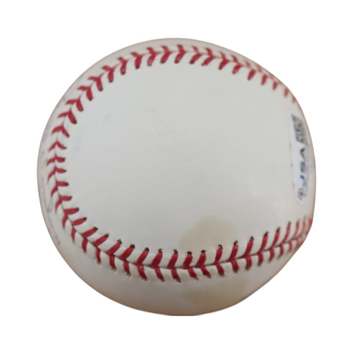 Bill Virdon New York Yankees Autographed Inscribed OMLB Baseball JSA COA