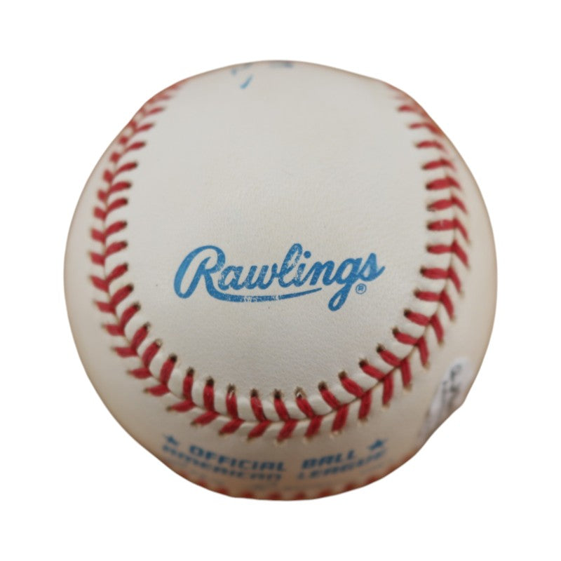 Mickey Rivers New York Yankees Autographed OAL Baseball JSA COA