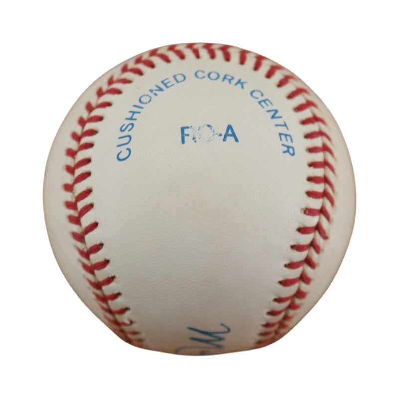 Mickey Rivers New York Yankees Autographed OAL Baseball JSA COA