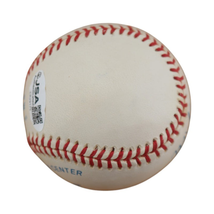 Mickey Rivers New York Yankees Autographed OAL Baseball JSA COA