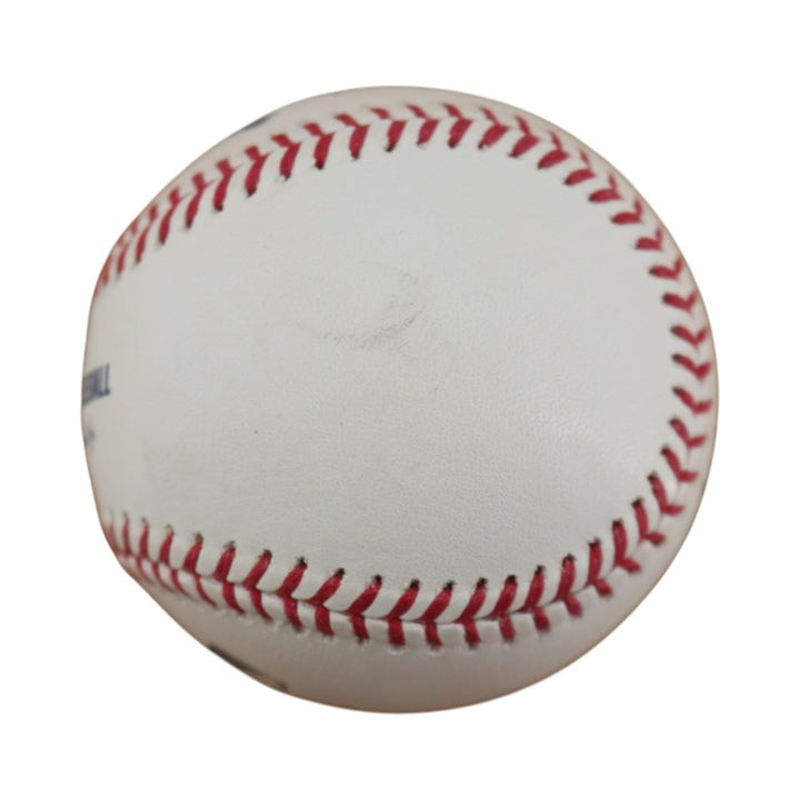 Homer Bush New York Yankees Autographed Inscribed OMLB Baseball JSA COA