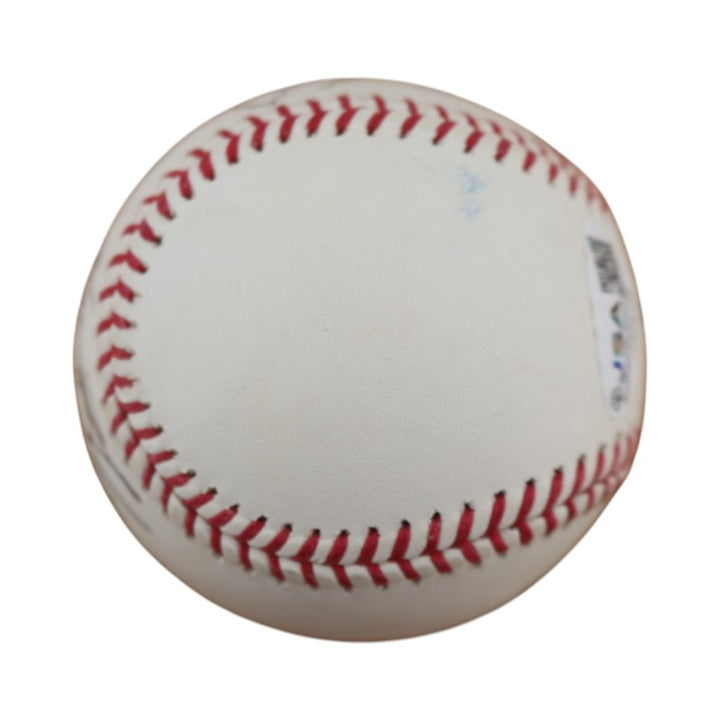 Homer Bush New York Yankees Autographed Inscribed OMLB Baseball JSA COA