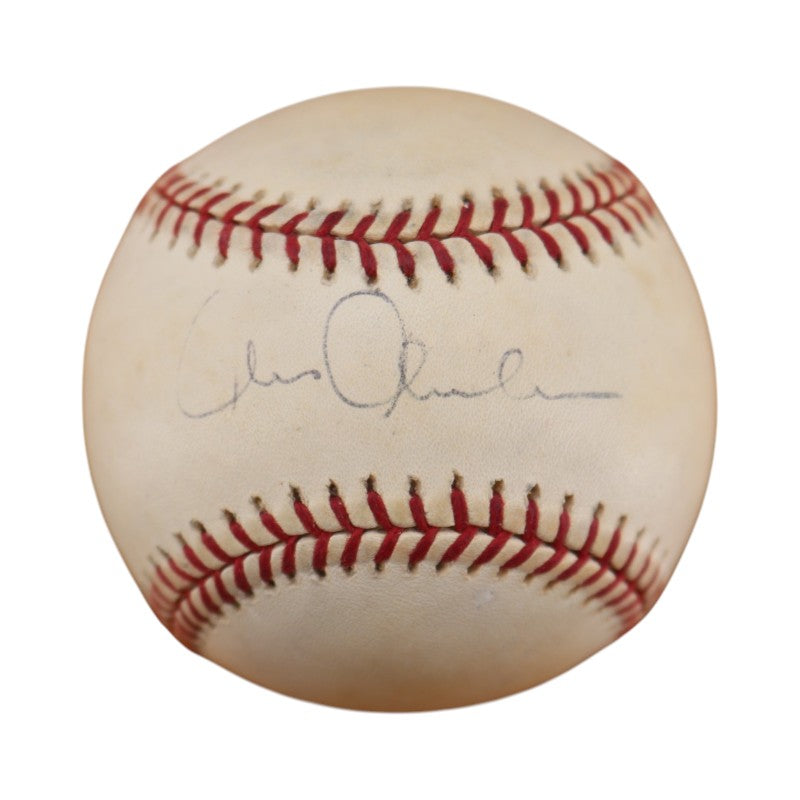 Chris Chambliss New York Yankees Autographed OAL Baseball JSA COA