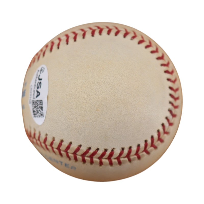 Chris Chambliss New York Yankees Autographed OAL Baseball JSA COA