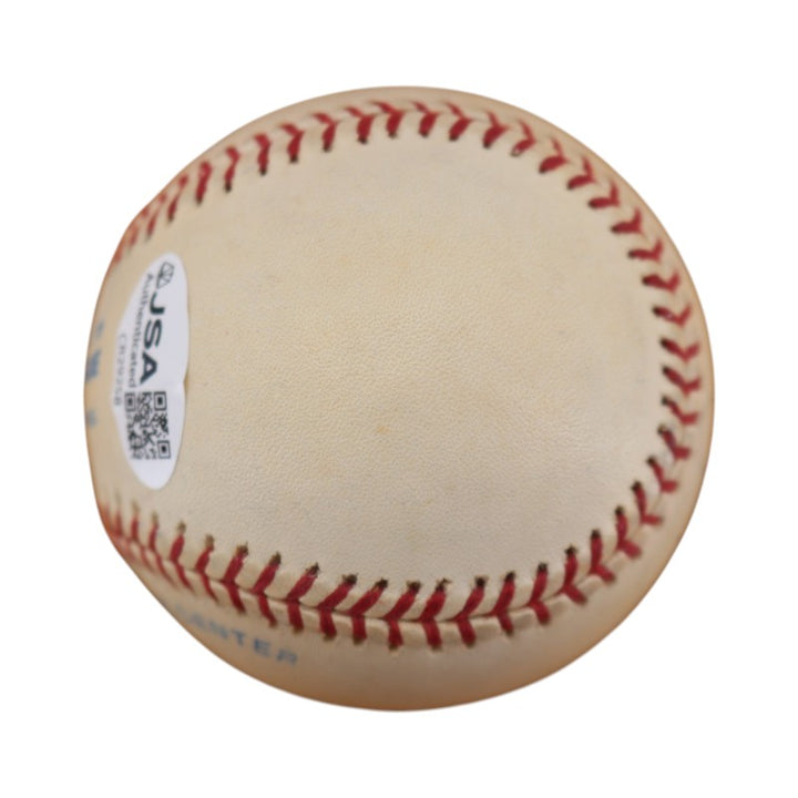 Chris Chambliss New York Yankees Autographed OAL Baseball JSA COA