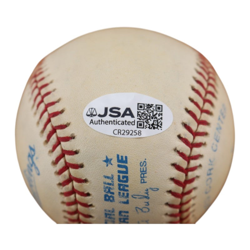 Chris Chambliss New York Yankees Autographed OAL Baseball JSA COA