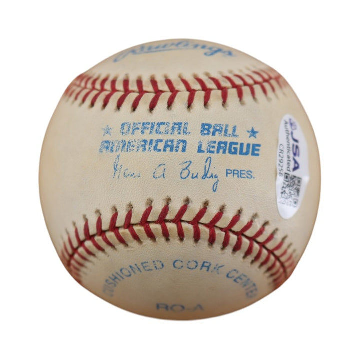 Chris Chambliss New York Yankees Autographed OAL Baseball JSA COA