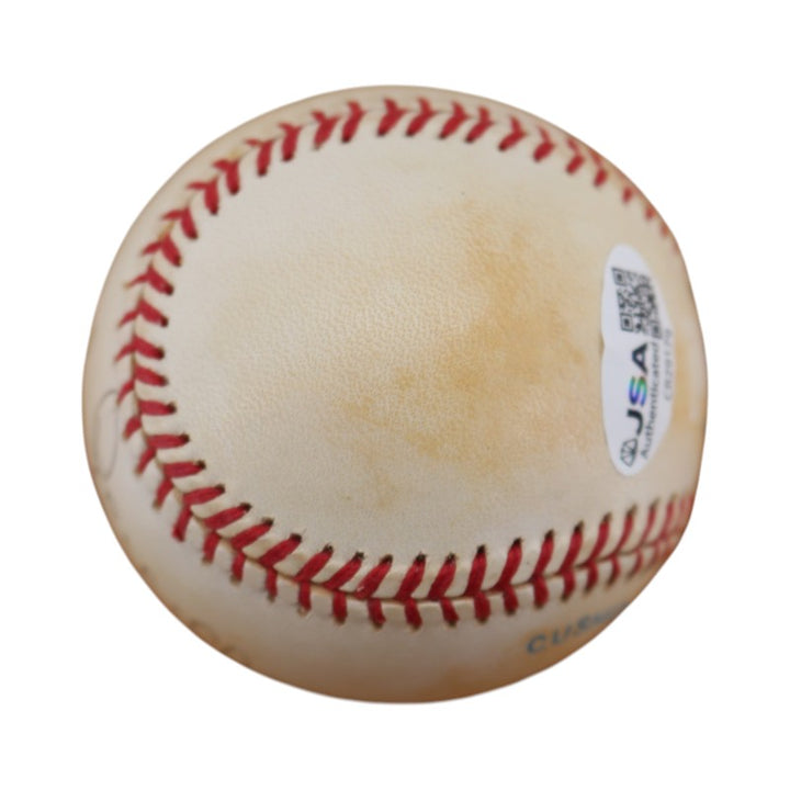 Bill Parcells Giants Jets Patriots Autographed OAL Baseball JSA COA